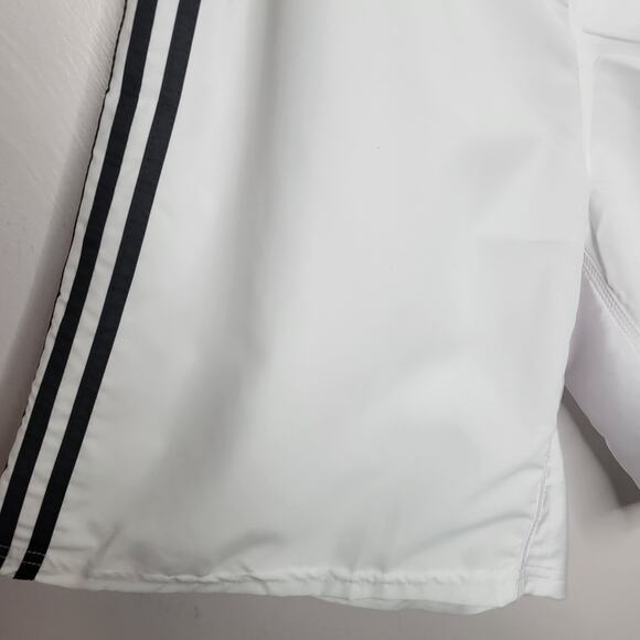 Adidas Shorts Men Size XL Wrestling 3 stripes Spellout Elastic Waist Drawstring - Picture 4 of 10